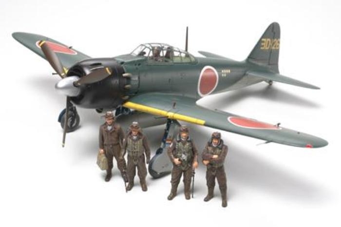 Tamiya 1/48 Japanese Mitsubishi A6M5/5a Zero Fighter 61103