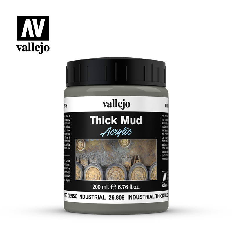 Vallejo 26.809 Industrial Thick Mud 200ml – Burbank's House of Hobbies