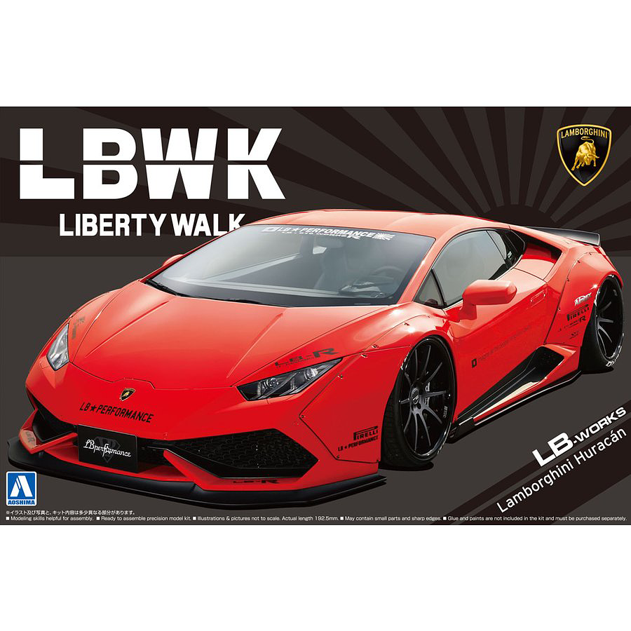 Aoshima 1/24 LB Works Lamborghini Huracan Ver. 1 20215 – Burbank's