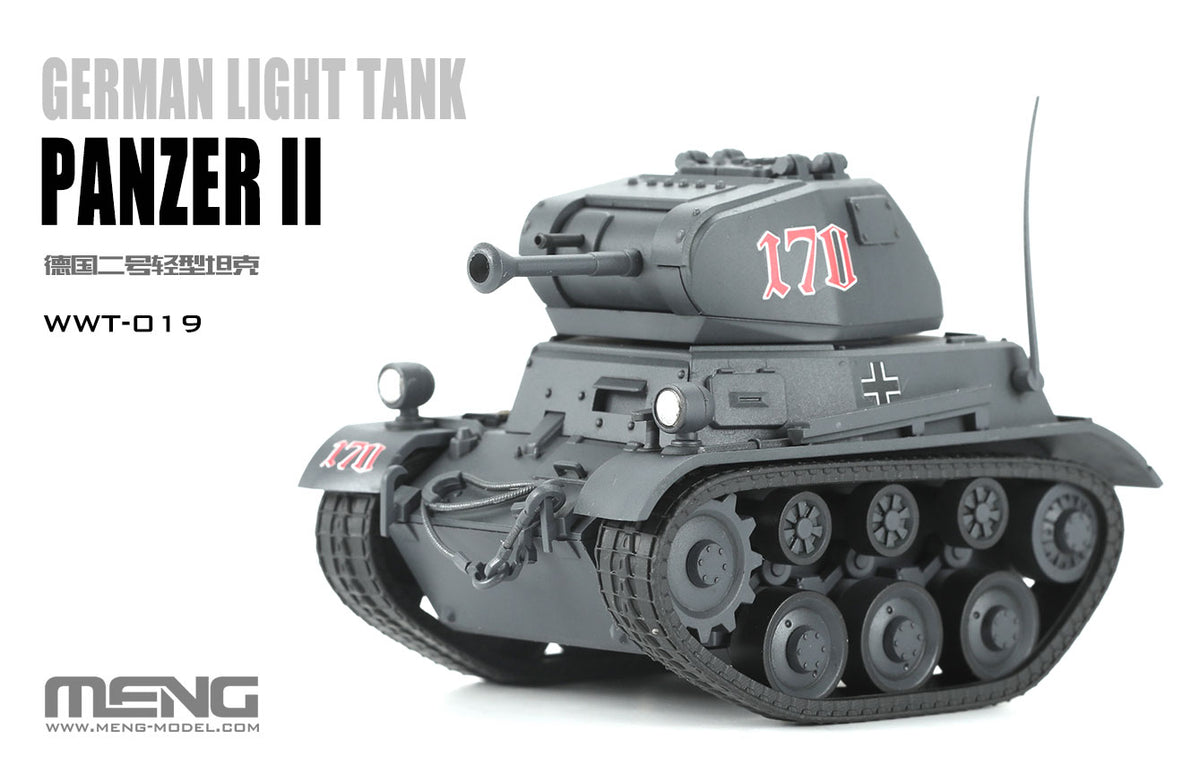 Meng Kids World War Toons Snaptite German Panzer II WWT-019
