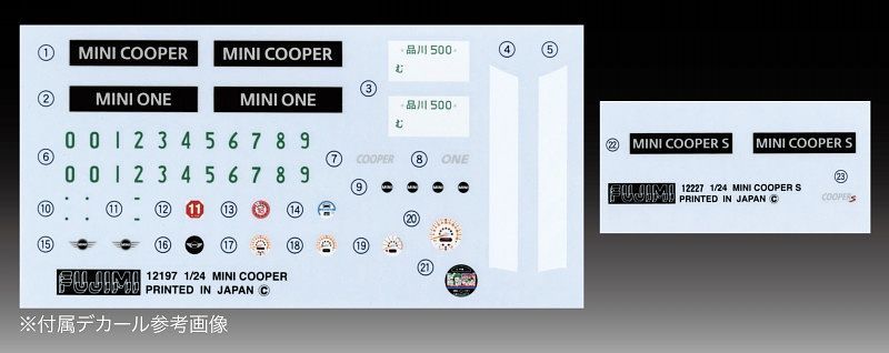 Fujimi 1/24 Mini Cooper S 126630 – Burbank's House of Hobbies