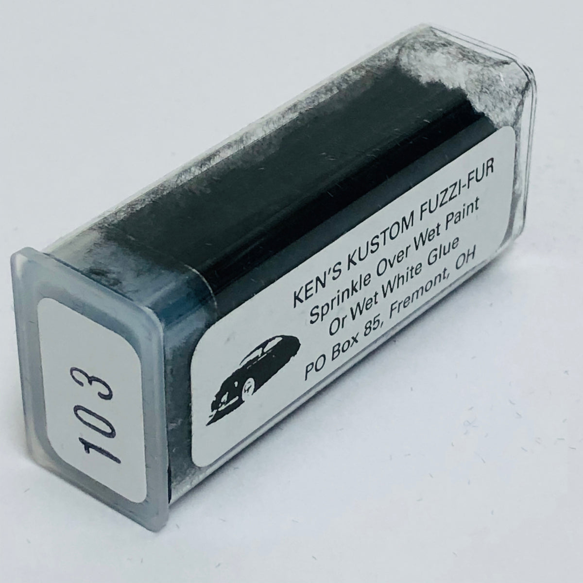 Black Faux Fur For Dice – Perfect For 1:24 & 1:25 Model Cars By Ken's Kustom