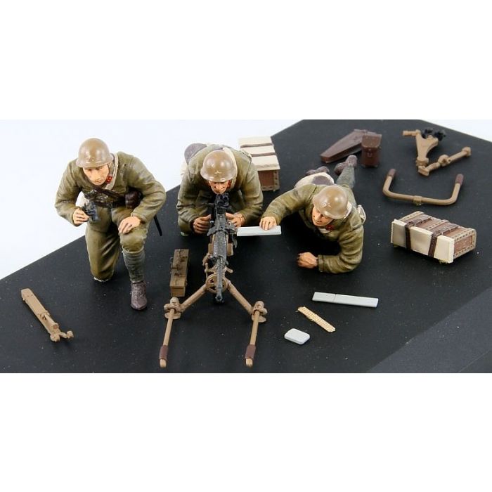 PitRoad 1/35 Japanese IJA Type 92 Heavy Machine Gun w/ 3 Gunners
