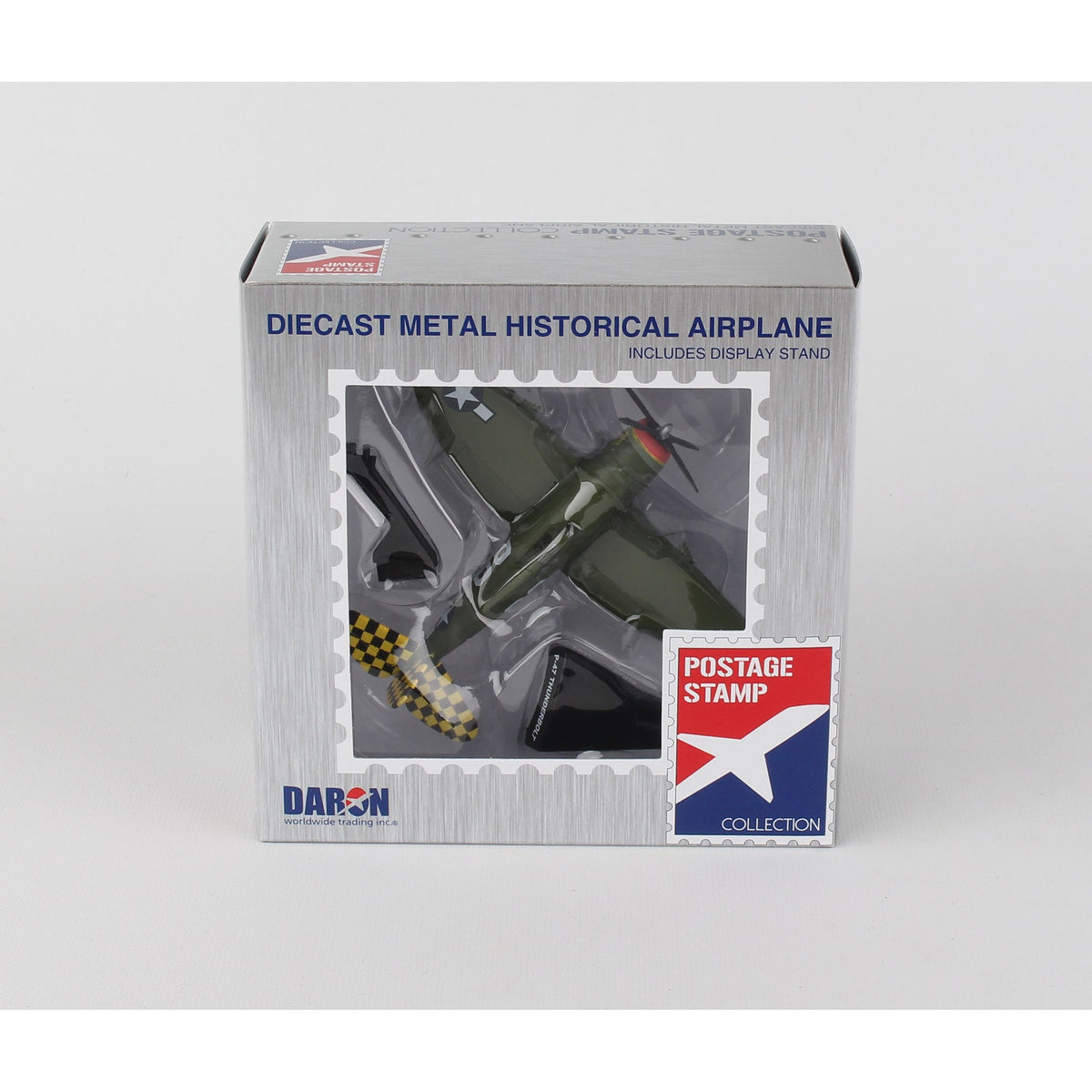 Daron Postage Stamp 1/100 US P-47 Thunderbolt 