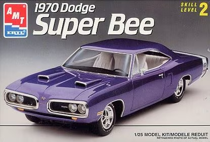 AMT 1/25 Dodge Coronet Super Bee 1970 OPEN BOX KIT 6117C