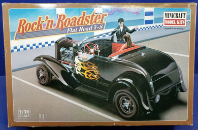 Minicraft 1/16 1932 Ford Rock'n Roadster Flat Head V8 OPEN BOX 11224C