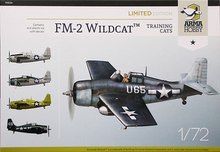 Load image into Gallery viewer, Arma Hobby 1/72 US FM-2 WIldcat Training Cats w/ Decal, Resin, &amp; Photoetch Extras 70034C