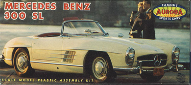 Aurora 1/32 Mercedes Benz 300 SL Roadster W198II OPEN BOX 1961 VINTAGE KIT No.517C