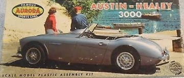 Aurora 1/32 Austin Healey 3000 OPEN BOX 1961 VINTAGE No.516C