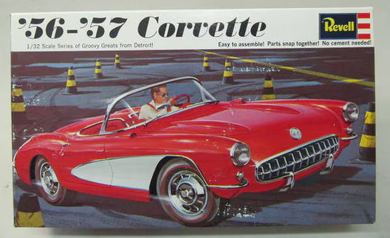 Revell 1/32 56-57 Corvette SEALED VINTAGE KIT H1291N
