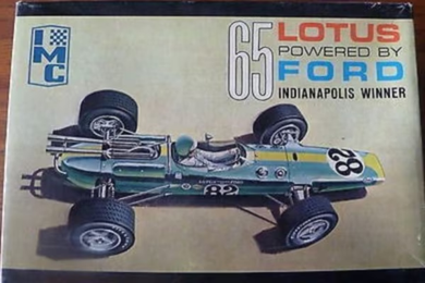 IMC 1/25 Lotus-Ford 38 Indy Winner Jim Clark 1965 OPEN BOX VINTAGE KIT NO.186C