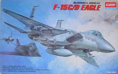 Academy 1/48 USAF McDonnell Douglas F-15C/D Eagle OPEN BOX 1685C