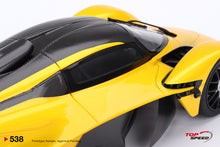 Load image into Gallery viewer, Top Speed 1/18 Aston Martin Valkyrie Cosmopolitan Yellow TS0538 SALE