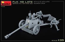 Load image into Gallery viewer, MiniArt 1/35 German 7.5cm Anti-Tank Gun PaK40 w/ Elite Crew 35409