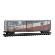 Load image into Gallery viewer, Micro-Trains by Atlas N Northern Pacific 50' Box Car Weathered 2-Pack 983 105 109
