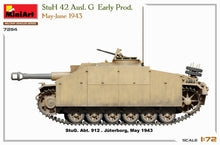 Load image into Gallery viewer, MiniArt 1/72 German StuH 42 Ausf. G Early Prod May-June 1943 72114