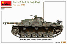 Load image into Gallery viewer, MiniArt 1/72 German StuH 42 Ausf. G Early Prod May-June 1943 72114