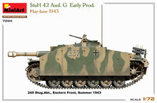 Load image into Gallery viewer, MiniArt 1/72 German StuH 42 Ausf. G Early Prod May-June 1943 72114