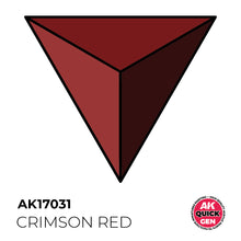 Load image into Gallery viewer, AK Interactive AK17031 Quick Gen Acrylic Crimson Red 18 ml