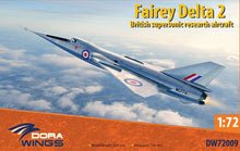 Load image into Gallery viewer, Dora Wings 1/72 British Fairey Delta 2 Supersonic Research Aircraft DW72009