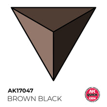 Load image into Gallery viewer, AK Interactive AK17047 Quick Gen Acrylic Brown Black 18 ml