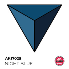 Load image into Gallery viewer, AK Interactive AK17025 Quick Gen Acrylic Night Blue 18 ml
