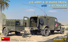 Load image into Gallery viewer, MiniArt 1/35 US K-51 Radio truck With Trailer 35418