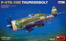 Load image into Gallery viewer, Miniart 1/48 US P-47D-11RE Thunderbolt "Basic Kit" 48037