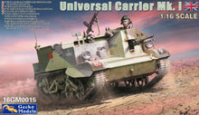 Load image into Gallery viewer, Gecko Models 1/16 British Universal Carrier Mk.I 16GM0015