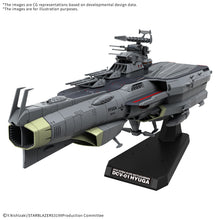 Load image into Gallery viewer, Bandai 1/1000 Star Blazers 3199 EFCF Hyuga Class Battle Carrier 5068695'