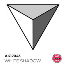 Load image into Gallery viewer, AK Interactive AK17043 Quick Gen Acrylic White Shadow 18 ml