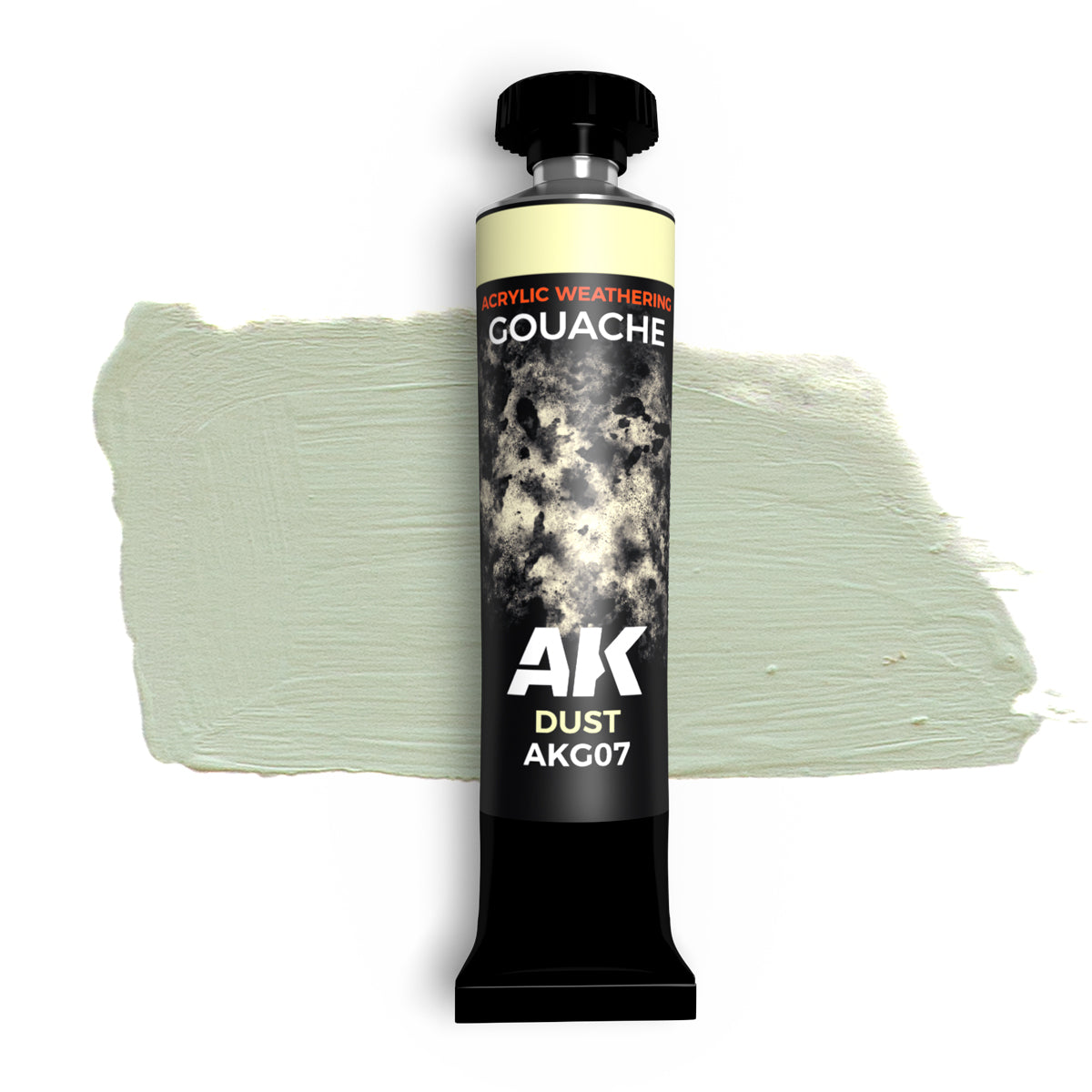 AK Interactive AKG07 Gouache Weathering Effects Dust 20ml Tube