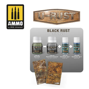 Ammo by Mig AMIG2253 U-Rust Black Oxide Transparent 40ml