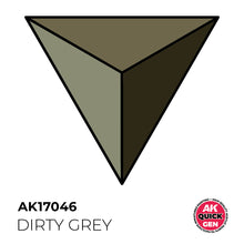 Load image into Gallery viewer, AK Interactive AK17046 Quick Gen Acrylic Dirty Grey 18 ml