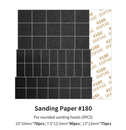 Dspiae MSP-ES01  Reciprocating Sanding Tool Sanding Paper #180 Grit (5)'