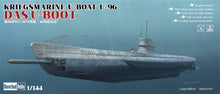 Load image into Gallery viewer, Neverland Hobby 1/144 Kriegsmarine U-Boat U-96 "Das U-Boot" Snap Kit 8001'