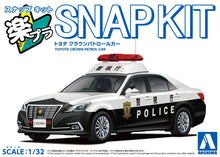 Load image into Gallery viewer, Aoshima SNAP KIT 1/32 Toyota Crown Patrol Car #01-PC 06714