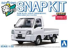 Load image into Gallery viewer, Aoshima 1/32 SNAP KIT Subaru Sambar WR Frost White 06578'