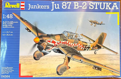 Revell 1/48 German Junkers Ju 87 B-2 Stuka 04564C OPEN BOX