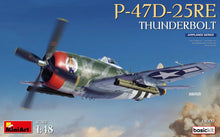 Load image into Gallery viewer, Miniart 1/48 US P-47D-25RE Thunderbolt "Basic Kit" 48009