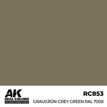 Load image into Gallery viewer, AK Interactive RC853 Real Colors Graugrün-Grey Green RAL 7008 17ml