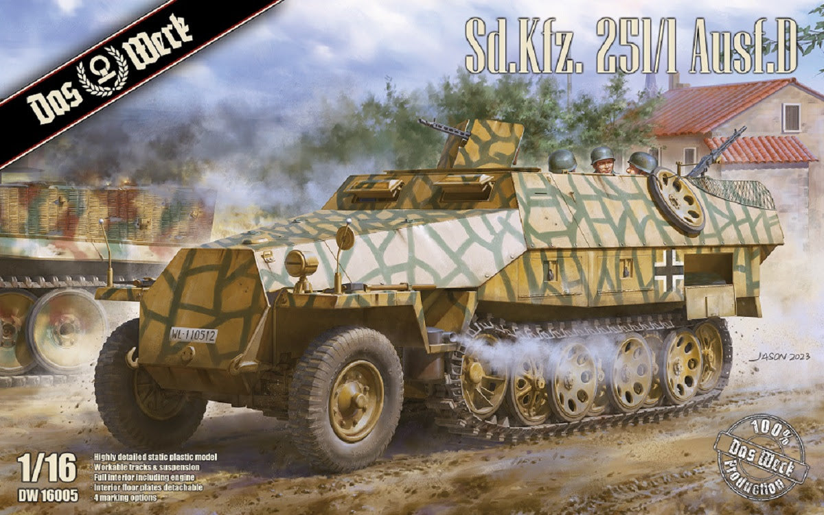 Das Werk 1/16 German SdKfz 251/1 Ausf.D DW16005