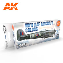 Load image into Gallery viewer, AK Interactive AK11723 Acrylic 3G Air WWII RAF Aircraft Colors 8x17ml