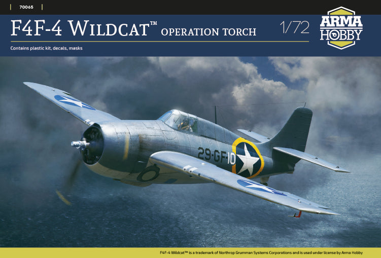 Arma Hobby 1/72 US F4F-4 WIldcat Operation Torch 70065 – Burbank's