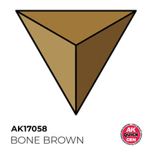 Load image into Gallery viewer, AK Interactive AK17058 Quick Gen Acrylic Bone Brown 18 ml