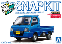 Load image into Gallery viewer, Aoshima 1/32 SNAP KIT Subaru Sambar WR Blue Limited 06577'