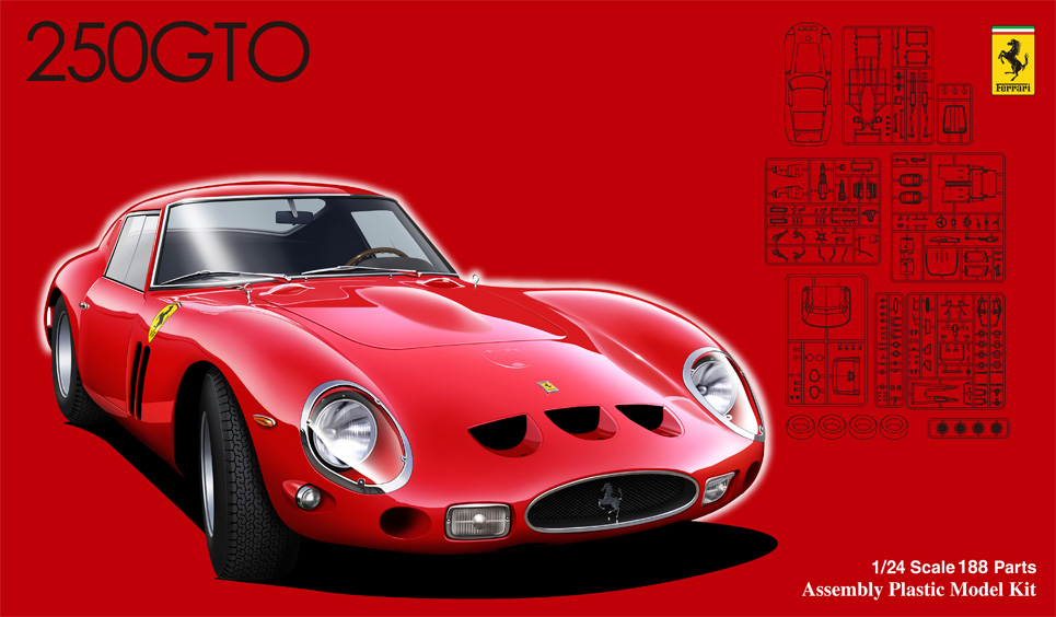 Fujimi 1/24 Ferrari 250GTO Special Edition (w/Wire Wheels) 126661