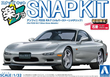 Load image into Gallery viewer, Aoshima Snap Kit 1/32 Mazda Efini RX-7 Silverstone Metallic 04-SS 06553