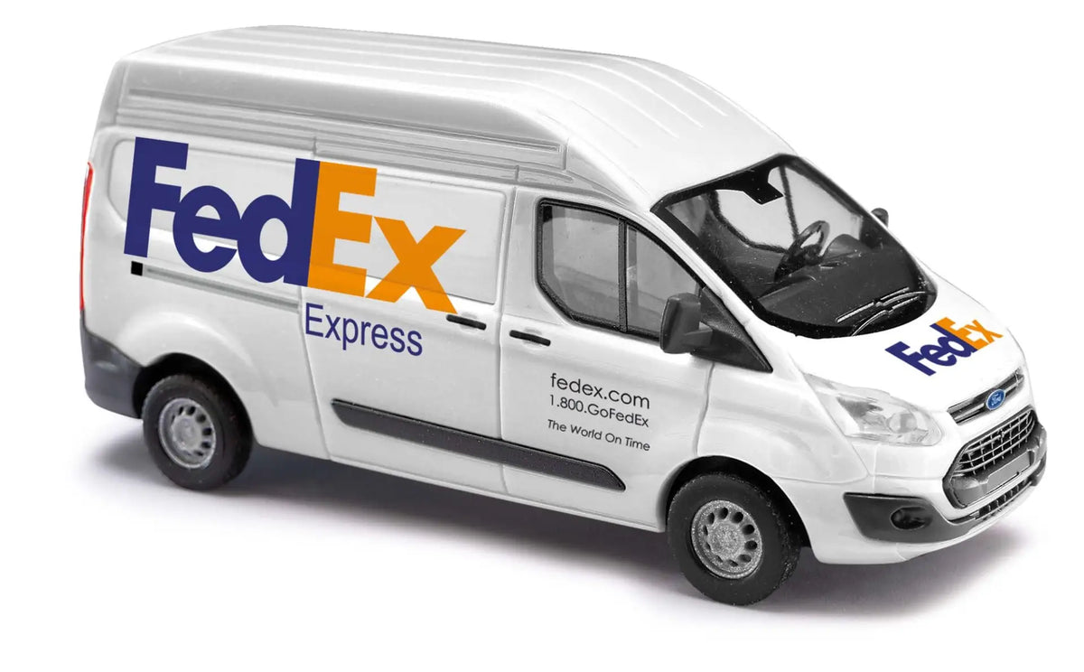 Busch 1/87 HO Ford Transit Panel Van FedEx 52516 – Burbank's House of ...