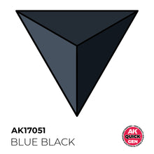 Load image into Gallery viewer, AK Interactive AK17051 Quick Gen Acrylic Blue Black 18 ml
